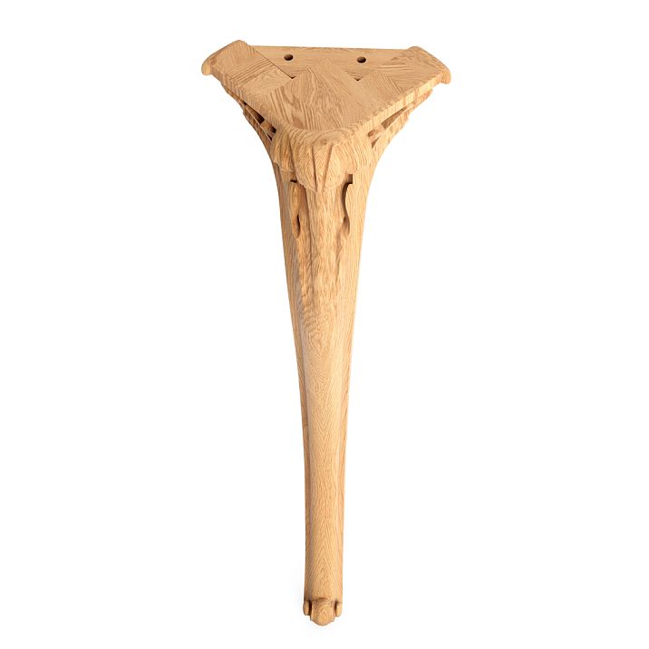 Carved wooden leg in classic style in Moscow