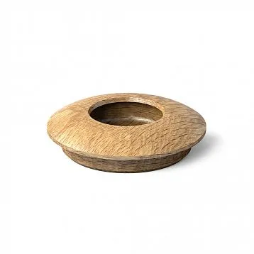 Wooden furniture handles on the facade