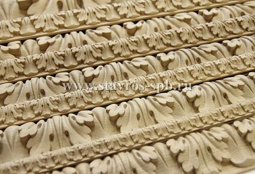 Balusters made of wood in Ulan-Ude