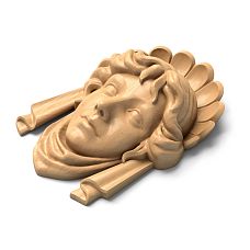 Женский маскарон для создания роскошной атмосферы