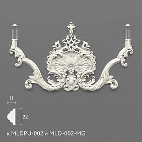 Лепнина из полиуретана NPU-412