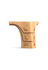 Wooden leg for furniture MN-054 for sofa, chair