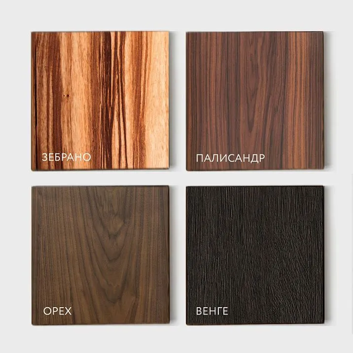 Round furniture handle from premium wood Halo HL-069M