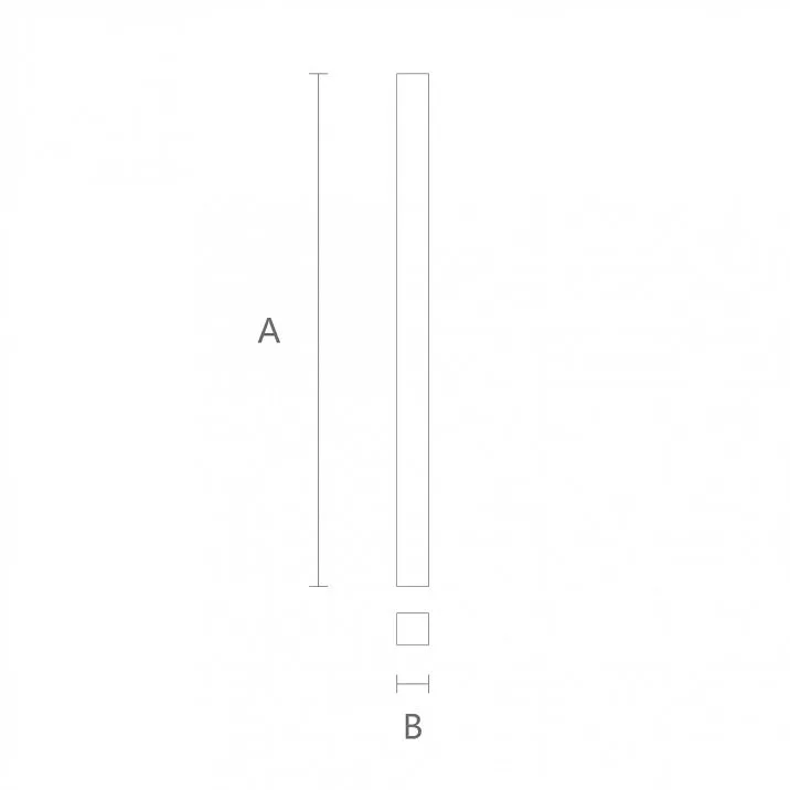 Solid wood staircase detail L-117 drawing