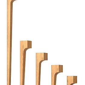 Geometric furniture leg MN-186