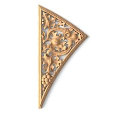 Wood carving decoration as carved inlay N-351L