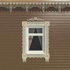 Carved Door Stop NL-8 for wooden home finishing