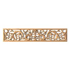 Прямоугольная пластина пластина из дуба или бука N-176 с резьбой