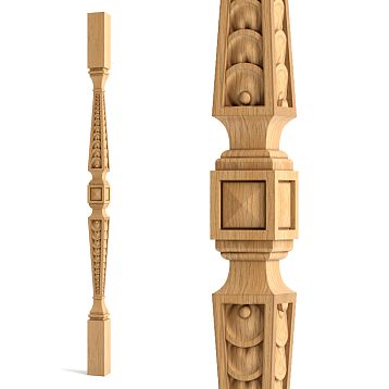 Wooden baluster L-042