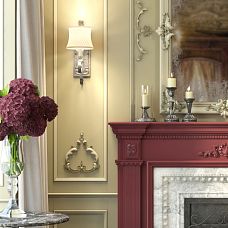 Комплект декора C-032 интерьерное фото с декором на стене