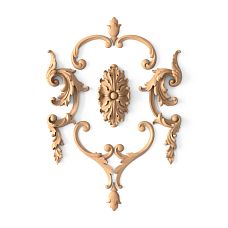 Decor Set C-029 from wood with floral ornament