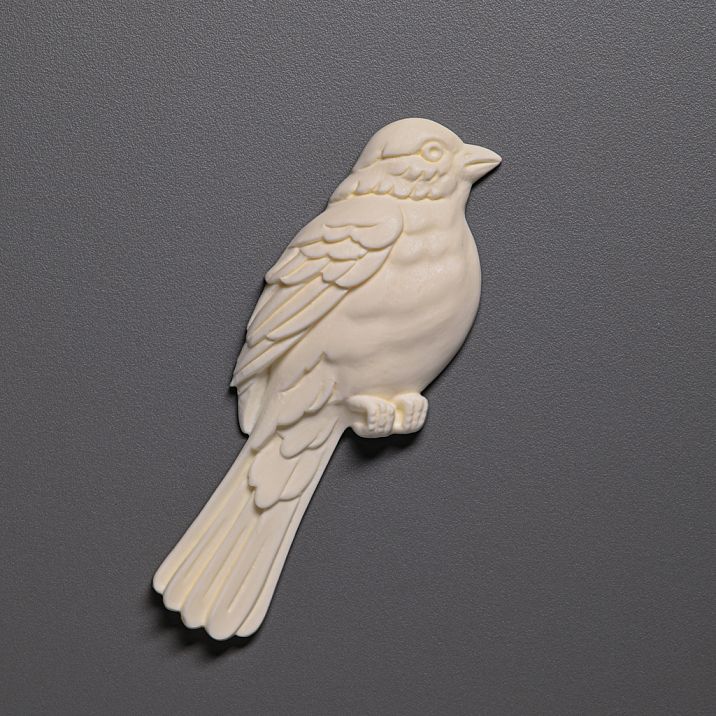 NPU-477R polyurethane overlay - left carved paired overlay for furniture and doors