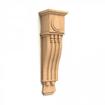 Carved Bracket KR-024 in an Elegant Interior