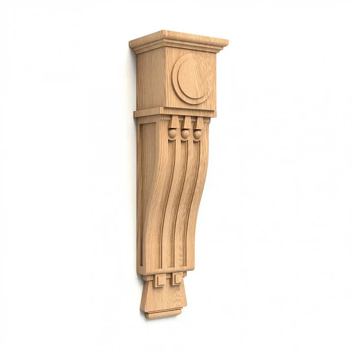 Carved Bracket KR-024 in an Elegant Interior
