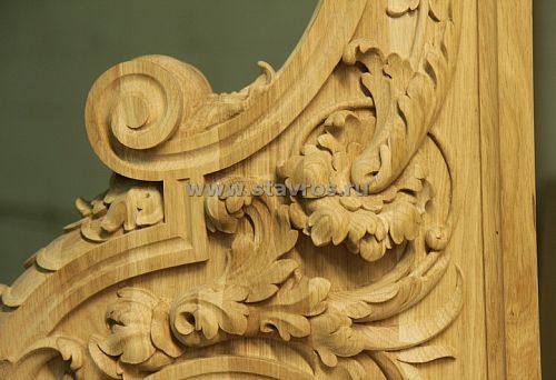 Deep and blind wood carving