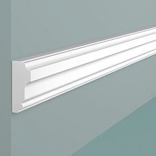 Molding D40V2 polystyrene Hi Wood 40x16.5x2000mm close-up