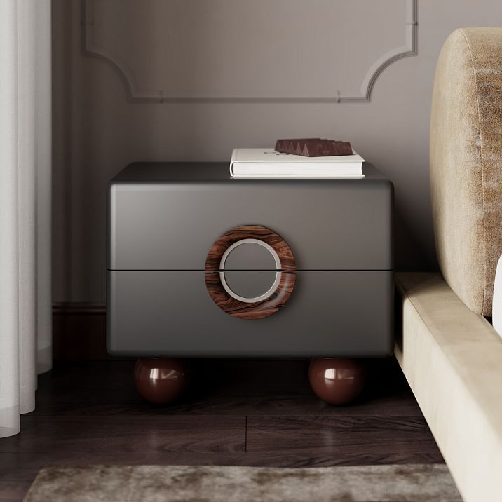 Ручка мебельная Orion HL-068M полукольца на мебели в инерьере, шкаф с круглыми ручками