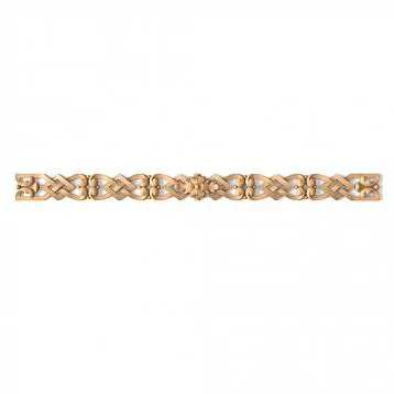 Wooden decor for home - carved applique N-332 with leaves and branches