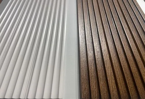 Wooden and Polyurethane Panels with Relief Patterns