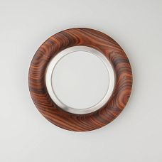 Halo HL-069M furniture handle with expressive geometric circular shape made of natural wood