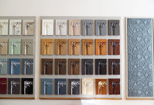 Wall panels for caf&eacute;s &ndash; variety of colors and textures to create a cozy atmosphere.