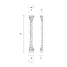 Luxurious Carved Decor DD-002R Drawing