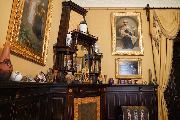 Door Handle on Socket 292 60 mm Samantha Antique Silver. Door Handles on Socket. Image