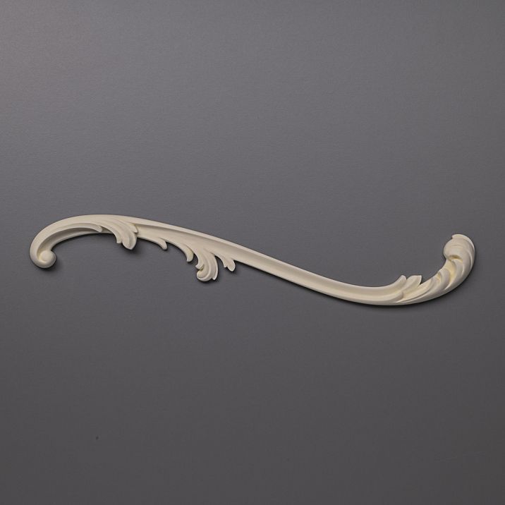 Decorative right-side polyurethane molding &mdash; interior design accessory photo