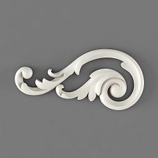 Relief decoration in wood grain from polyurethane