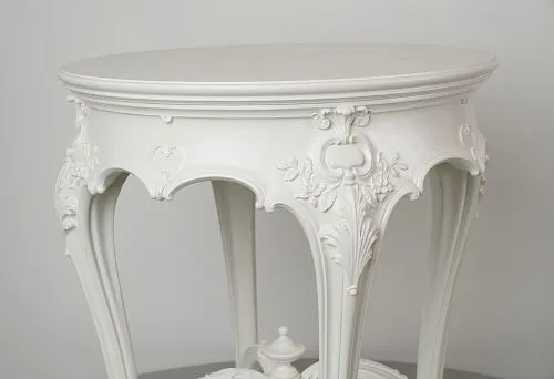 Carved Coffee Table in Classic Style