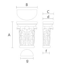 Интерьерная Капитель KL-009 В Оформлении