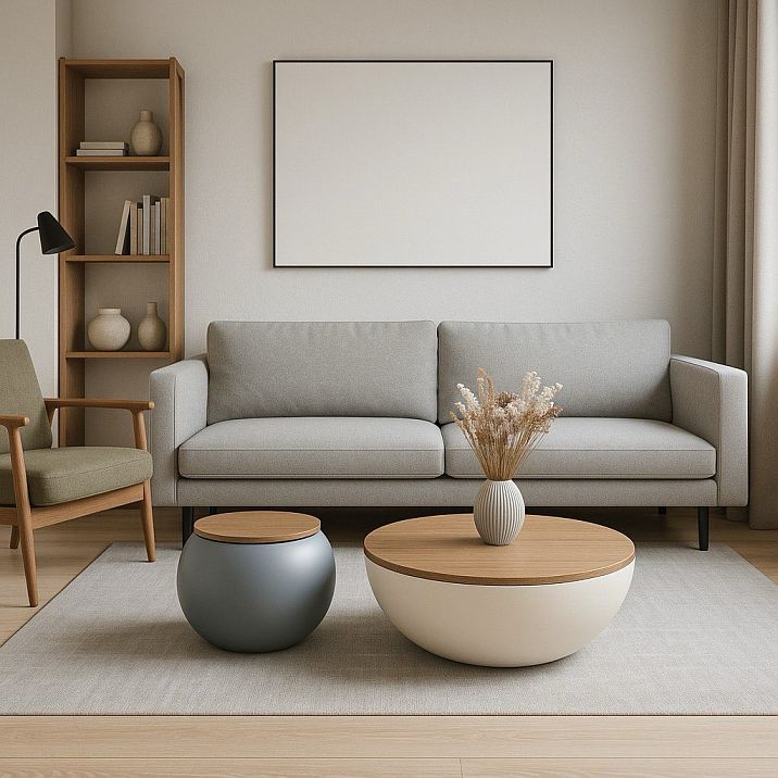 Арт-объект для интерьера - подстолье для журнального столика STL-035