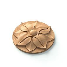 Refined Carved Socket R-004 from Beech