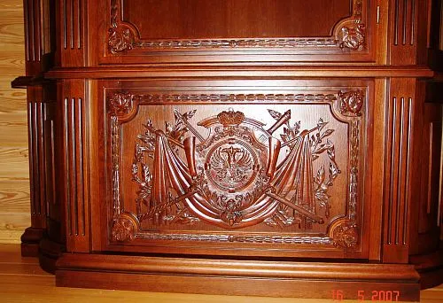 Decorative relief in interior for creating a unique style