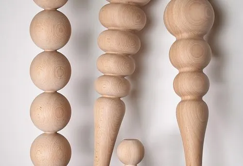 Wooden legs for furniture in classic style
