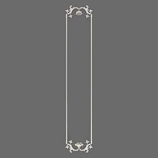 CPU-8-1 'Summer Garden' Molding Decor Kit &mdash; vertical panel with floral baskets and leaf ornament
