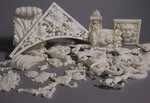 Decor Collection: Carved Elements, Corner Plates, Decorative Motifs and Patterns