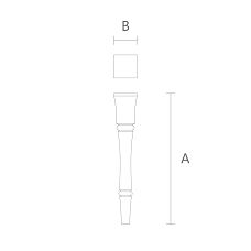 Drawings of wooden legs