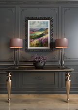 Carved furniture leg MN-117 view of table support