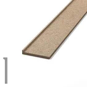 Wooden molding / skirting MLD-040