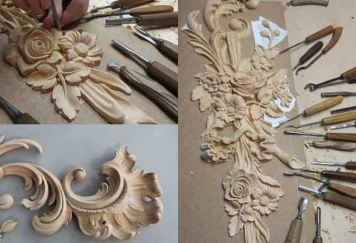 The process of creating carved wooden decor &mdash; masterful work with details