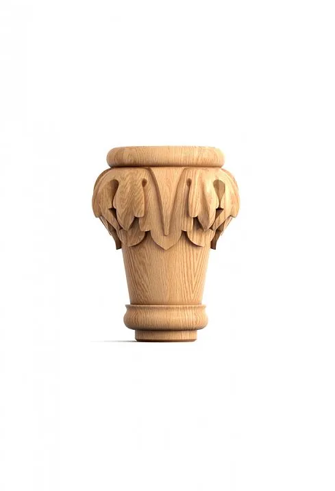 Furniture Leg with Carved Decoration MN-001