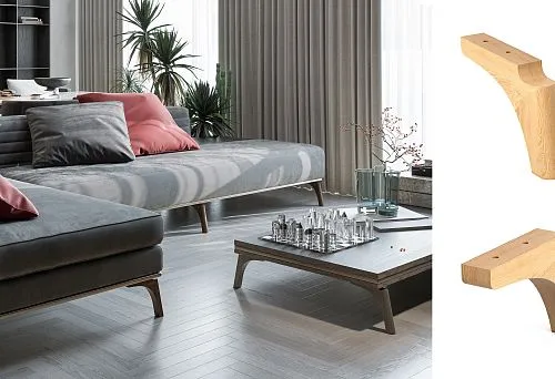 Modern Design Wooden Furniture Legs from Stavros