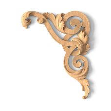 Wooden overlay with carved pattern N-322R
