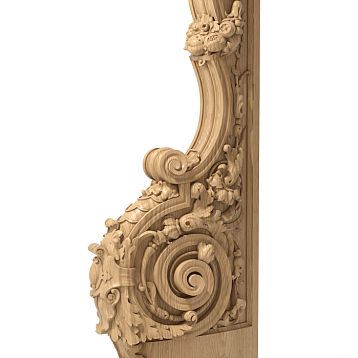 Staircase post L-107L