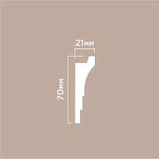 Crown A70V1 POLYSTYRENE HI WOOD 70mm x 21mm x 2.0m &mdash; drawing