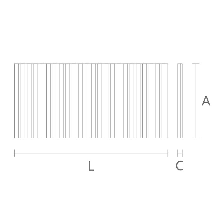 Decorative KPU-129 molding drawing.