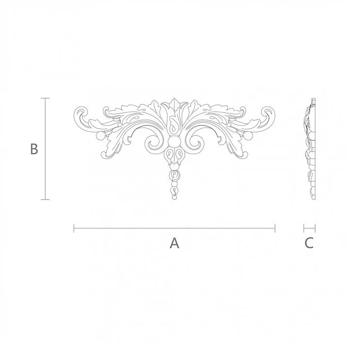 Carved Inlay Drawing