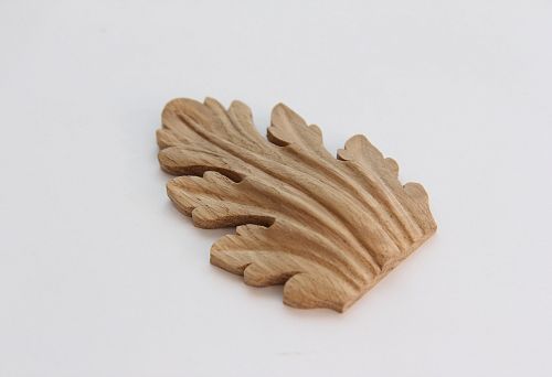 Decorative wooden element in natural style