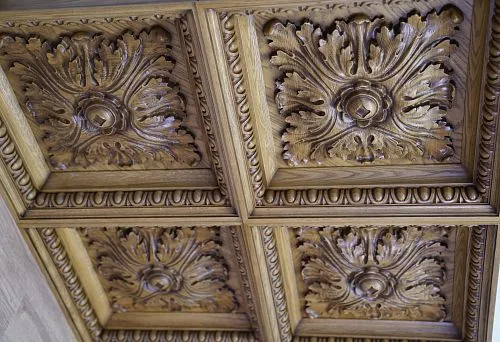 Elegant Composition of Carved Wooden Elements &ndash; A Stylish Solution for Interior Design.